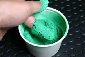 TEIN green powder paint